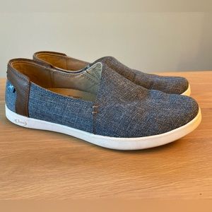 Chaco Ionia Denim Slip On Casual Flats Loafers Size 8.5M